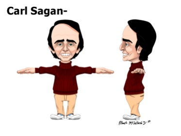 Orthogonal T-Pose for Carl Sagan Rig